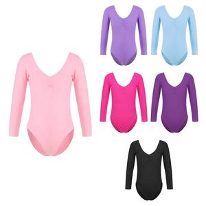 Justaucorps de danse pour filles de 2 à 14 ans, vêtements élégants pour la gymnastique, la pratique, la danse, les spectacles sur scène, les compétitions, costume de danse latine - Product Image 1