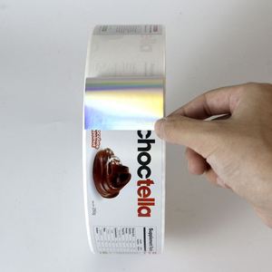 Fabricant professionnel d'autocollants de marque alimentaire de haute qualité, résistants à l'eau et aux UV, avec logo personnalisé, différentes tailles, pour boîtes à pizza, étiquettes pour café. - Product Image 5