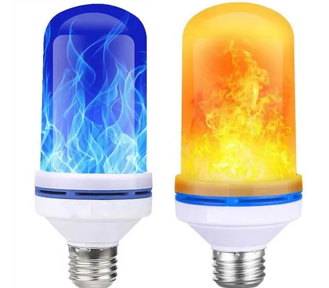 2019 decoration E27 E26 LED Flame Effect Light Bulb, LED Flickering Flame Lamp, fire lights LED flicking lamp