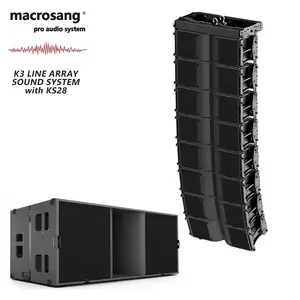 K3 Dual 12-inch line array speakers two-way long throw professional audio speakers outdoor event speakers PA system