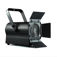 Projecteur de scène LED 100W blanc chaud en aluminium et plastique avec zoom manuel 18-58 degrés DMX Auto Master Slave IP33 AC 85-265V pour théâtre et studio