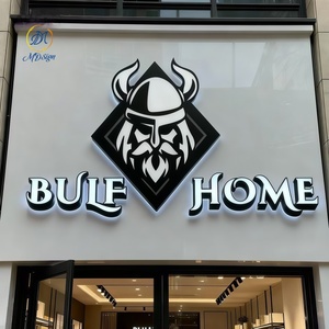 Letrero Luminoso para Exteriores con Retroiluminación y Iluminación Frontal, Letrero Publicitario LED, Letrero de Metal 3D con Letras de Canal LED para Barbería - Product Image 4