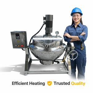 500L Electric Gas Steam Stainless Steel Heating Jacketed Cooking Pot - Product Image 6