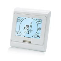 Programación semanal Calefacción Controlador de calefacción por suelo radiante digital E91 Pantalla táctil Termostato Controlador de temperatura