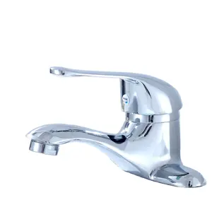 Factory Wholesale Modern Venus Bathroom Deck Mounted Hot and Cold Water Zinc Taps Two Holes Basin Mixer Faucet
