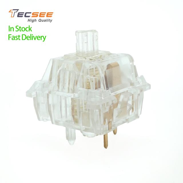 Tecsee Ice Candy Linear Switches Nylon Stem Mechanical Switches OEM PC Housing Keyboard Switches for Keyboard