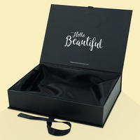 Carton anti-rayures sous-vêtements chemise boîte rigide emballage boîtes de perruque de luxe emballage de logo personnalisé boîtes de perruque de cheveux