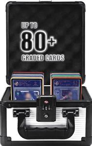 Boîte de rangement pour cartes gradées 2 rangées, compatible avec les cartes PSA/BGS/CSG/FGS |   Cadeau pour les collectionneurs de cartes de sport, TCG, MTG - Product Image 2