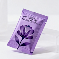 Sachets personnalisés en plastique pour crème et lotion cosmétique, petits échantillons, sachets en Mylar, sacs thermoscellables, mini-pochettes