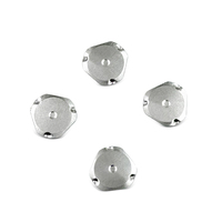 OEM Dôme métallique tactile multicolore personnalisé Dôme triangulaire argenté à couche mince de 5mm pour clavier d'interrupteur à membrane