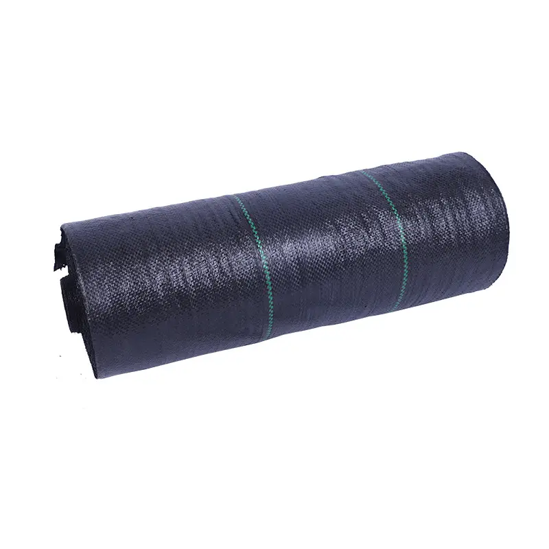 Black Plastic Ground Cover Silt Fence Control Woven Weed Barrier Factory Price Shandong Factory Direct Sale With Golden