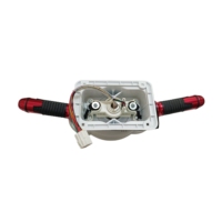 Kit DIY JSJM Gauges pour machine de jeu vidéo d'arcade de course, volant de moto de simulation pour enfants avec poignée LED, version anglaise