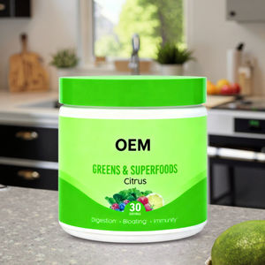 יצרני oem מוכרים באופן ישיר התאמה אישית של אבקת ירקות ירוקים באיכות גבוהה עם מותגים משלהם - Product Image 3