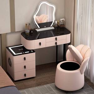Smart home multi-functional bedroom dressing <b>table</b> Luxurious and simple design Black technology makeup <b>table</b> - Product Image 3