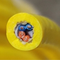 Cable Submarino Multifilar de Cobre Estañado para Drones Submarinos, Umbilical de Bajo Voltaje con Revestimiento de PE y PUR, Clasificación IP67, para Uso Marino