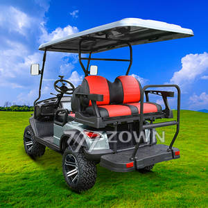 Dijual kereta golf 4 penumpang lift mewah desain baru mobil klub elektrik 4 roda - Product Image 3