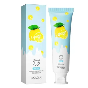 BIOAQUA – dentifrice blanchissant à base de plantes naturelles, bleu, Orange, élimine les taches, dentifrice à bulles, vente en gros