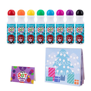 无毒可洗圆点画儿童绘画套装工艺DIY 8色儿童艺术记号笔玩具 - Product Image 2