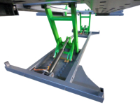 Banc de réparation automobile en acier vert et gris WT VE-4000, machine d'alignement de carrosserie pour atelier, table de travail 5600x2200mm, capacité 2800KG