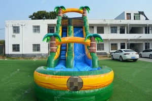 Piscine gonflable d'enfants de glissière d'eau du jardin 20ft avec la glissière à vendre - Product Image 2