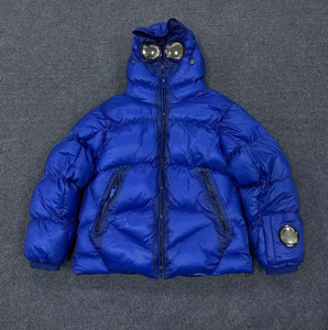 Chaqueta Deportiva Gruesa para Hombre, Chaqueta de Invierno con Cuello Alto y Cremallera, Chaqueta de Algodón con Insignia de Lente, Adecuada para Montañismo - Product Image 4