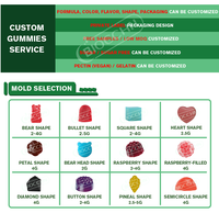 Gummies multivitaminés personnalisés à marque privée, vitamines C, D3, K2, B12 pour enfants et adultes, éclaircissement de la peau, énergie, soutien immunitaire, Halal, OEM