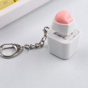 Móc khóa bàn phím cơ Aflion, nút nhựa, trục thử nghiệm với âm thanh vui nhộn, móc khóa tùy chỉnh - Product Image 2