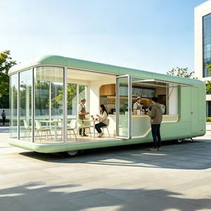 Carritos de Comida Rápida Móviles, Camión Restaurante con Cocina al Aire Libre para la Venta - Product Image 1