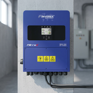 Convertisseur solaire hybride Inverex 5KW 24V monophasé avec écran LCD pour système solaire hors réseau - Product Image 3