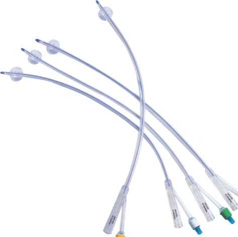 Wholesale Price Medical Grade Disposable Sterile Silicon Foley Balloon Urinary Catheter 2Way