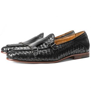 Zapatos Oxford de Cuero para Hombre, Formales, Casuales de Negocios, Hechos a Medida, de Alta Calidad, con Grabado - Product Image 1