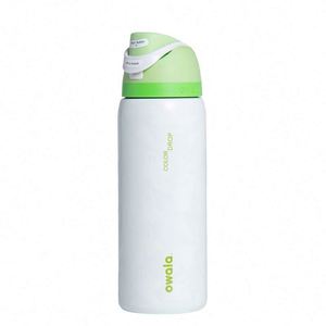 Vaso Térmico Owala con Diseño Personalizado Azul, Botella de Agua de Acero Inoxidable con Asa para Exteriores, Venta al Por Mayor - Product Image 2