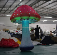 Ballon géant décoratif d'extérieur, modèle gonflable alice au pays des merveilles, décoration de fête, champignon gonflable