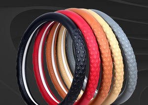 Housse de <span class=keywords><strong>volant</strong></span> de voiture en cuir super fibre pour Nissan <span class=keywords><strong>Qashqai</strong></span> J11 X-trail T32 - Product Image 3