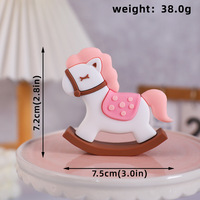 Dessin animé poupée en caoutchouc souple, anniversaire des enfants bébé premier anniversaire gâteau pièce d'affichage gâteau Topper