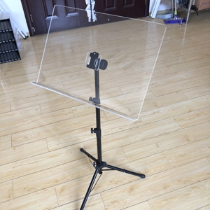 Weihai 2020 	 <span class=keywords><strong>Pupitre</strong></span> à partitions réglable en acrylique - Product Image 3