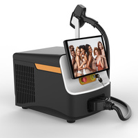 Appareil d'épilation au laser diode portable CE MDR AI à 3 longueurs d'onde 755 808 1064, refroidissement par glace, épilation au laser diode indolore