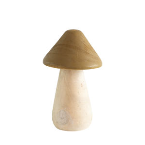 Kerajinan DIY Kreatif Berbagai Ukuran 4pc-Set Ornamen Jamur Kayu Buatan Tangan yang Lucu untuk Anak-Anak - Product Image 2