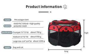 Gabbia Pieghevole in Metallo per Cani e Gatti, Recinto Portatile in Rete con Finestre Multiple, Uso Interno/Esterno, Telaio in Acciaio Inossidabile - Product Image 6