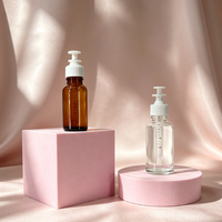 Flacons en verre personnalisés de 10 ml, 15 ml, 20 ml pour huiles essentielles, sérums cosmétiques, emballages de produits de soin, huiles corporelles, avec seringue