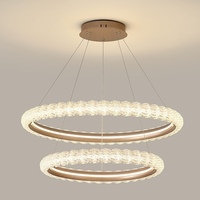 2025 italien minimaliste luxe salon éclairage moderne Simple élégant circulaire lampes suspendues nouveaux lustres suspensions