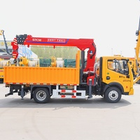 Grue mobile télescopique hydraulique montée sur camion de 3, 4, 6, 8, 10 et 16 tonnes, à vendre – Moteur inclus