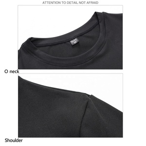 Camisetas Deportivas Transpirables, Ajustadas, Casuales, para Gimnasio, Cuello Redondo Premium, Elásticas, para Correr, Fitness, de Punto, Manga Larga - Product Image 3