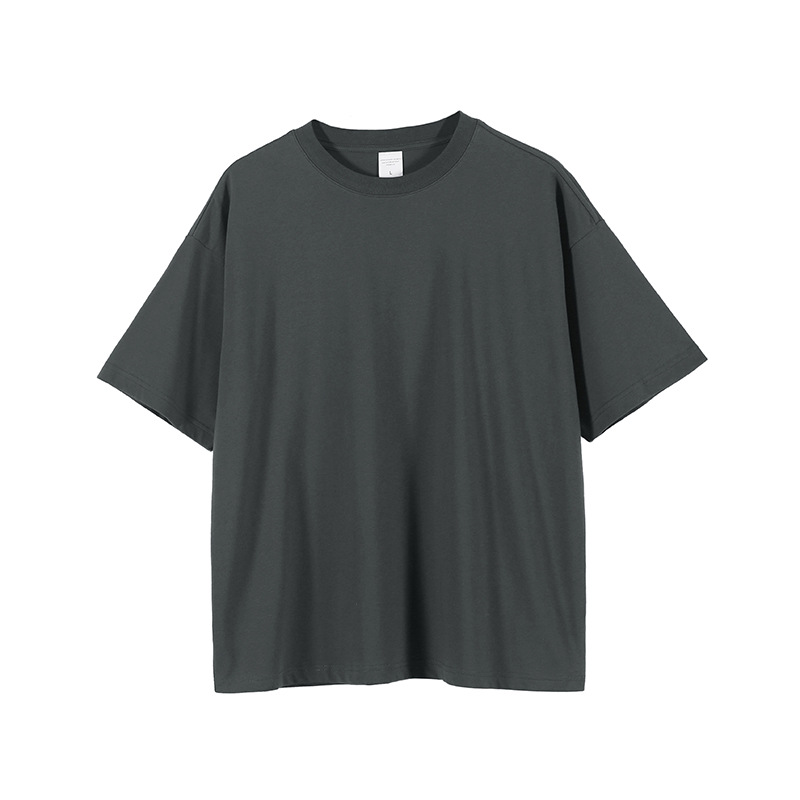 oversized t shirt-dark gray