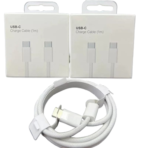 สายชาร์จไนลอน 60W ราคาประหยัด แบบ Type C-Type C สายถักสำหรับถ่ายโอนข้อมูล รองรับ PD สำหรับโทรศัพท์มือถือ iPhone15 16 17 - Product Image 1