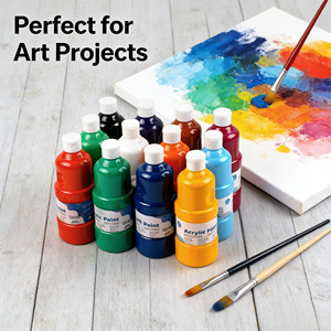 Pigmento Acrílico ZKJ 500ml 12 Colores Gran Volumen para Lienzo y <span class=keywords><strong>Pintura</strong></span> <span class=keywords><strong>de</strong></span> Paredes <span class=keywords><strong>de</strong></span> Vidrio Uso en Estudio <span class=keywords><strong>de</strong></span> <span class=keywords><strong>Pintura</strong></span> a Mano - Product Image 6