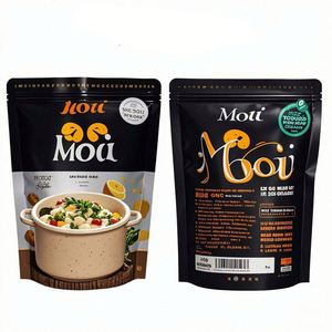 Impression personnalisée à haute température Emballage de pochette sur support de cornue à 121 degrés étanche à l'humidité pour logo de soupe de sushi gelée prêt à manger - Product Image 2