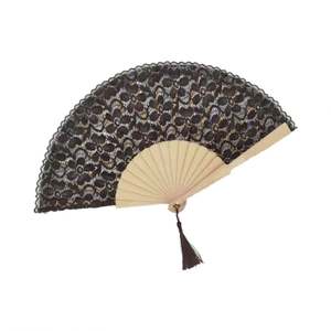 Abanicos Plegables de Bambú Pintados Ecológicos (Modelo GS F21) para Decoraciones de Fiesta, Recuerdos y Proyectos de Manualidades (Opción en Blanco) - Product Image 4