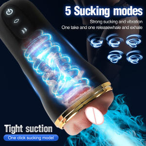 Masturbador Masculino De Bolsillo Vibrador De Venta Caliente con Vagina Real Y Sexo Oral En Forma De Copa Juguete Sexual Para Hombres - Product Image 3