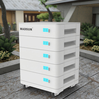 Madsun Kit de Système de Stockage Solaire Empilable EV 10KWh Lifepo4 Batterie 48V 200Ah 100AH